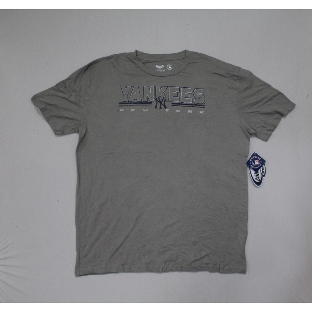 New York Yankees Gray Men Shirt Concept Sports Size XL